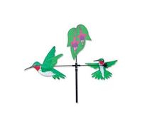 Spinner Colibri à Ailes Mobiles - Décoration de Jardin à Planter - HQ - Motif Fuchsia - Résistant aux Intempéries