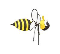 Moulin à vent abeille - INVENTO - Spin Critter - Jaune et noir - 42 cm x 63 cm - Polyester et fibre de verre