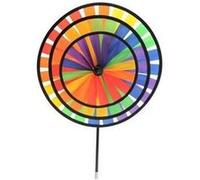 Girouette à planter - Premier Kite - Triple roue arc en ciel MULTI-COLOUR G