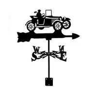 Girouette Art Decor Girouette en Acier Inoxydable Outils de Mesure Indicateur de Direction de girouette pour Les décorations de Gazebo de de Cour de Ferme extérieure