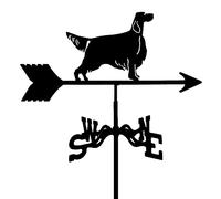 Girouette avec ornement animal, décoration en fer durable, rétro, scène de ferme, jardin, girouette, indicateur de direction du vent, outils de mesure professionnels