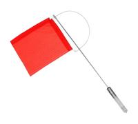 Girouette Bateau Drapeau de Bateau Directionnel au Vent Rouge 130x110 MM | Drapeau de Direction du Vent Suspendu, Détecteur de Vent Extérieur, Acier Inoxydable pour Yacht et Bateau