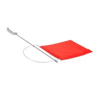 Girouette Bateau Drapeau de Direction du Vent Rouge Acier Inoxydable | Indicateur Direction Vent, Drapeau Direction du Vent Suspendu, Nautique pour Yacht et Barre