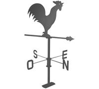 Girouette Coq 45x74cm Anthracite Gris