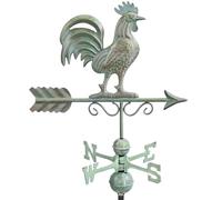 Girouette Coq Bantam - Cuivre Bleu Vert Good Directions