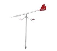 Girouette de Bateau avec Acier Inoxydable 304, Indicateur de Direction du Vent Haute sensibilité, Pointe Anti-Oiseaux, pour Yacht Marin, Réflecteur Lumineux de Jour et de Nuit