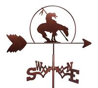 Girouette de en métal avec décorations de Toit, indicateur de Direction du Vent pour tonnelle de, Cour de Ferme extérieure