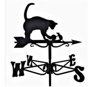 Girouette de Toit en Fer, décoration Artistique, girouette créative, indicateur de Direction du Vent pour Cour extérieure, pelouses, Jardins, arrière-Cours, hangars, Ornement, Outil de Mesure