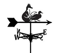Girouette décorative créative pour toit - Indicateur de direction du vent pour extérieur - Support animal - Ferme, cour, jardin, tonnelle, décoration artisanale