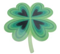 Girouette Décorative de Jardin Trèfle Métallique Rotative pour