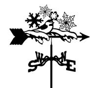 Girouette décorative en fer pour toits, girouette créative, indicateur de direction du vent, pour extérieur, cour, pelouse, jardin, jardin, abri de jardin, décoration de jardin