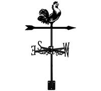 Girouette décorative en métal en Forme de Coq, en Forme de Poule, pour Toit extérieur, Jardin, Ferme, Style 1 (Style 1)
