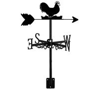 Girouette décorative en métal en Forme de Coq, en Forme de Poule, pour Toit extérieur, Jardin, Ferme, Style 1 (Style 2)