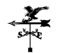 Girouette d'extérieur en métal avec flèche, colibri, aigle, cour, avec flèche, piquet de jardin, girouette de cour en fer, décoration de cour, ferme, direction du vent
