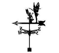 Girouette en acier inoxydable durable - Outils de mesure - Indicateur de direction du vent pour jardin, terrasse, cour