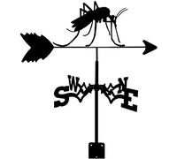 Girouette en Acier Inoxydable, Piquet de Jardin, Outils Mesure, indicateur Direction du Vent, girouette adaptée aux Produits métalliques d'extérieur