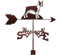 Girouette en Acier Inoxydable pour motoculteur, décoration Artistique, girouette, indicateur de Direction, Outils de Mesure pour, terrasse, Cour, décoration, Chien