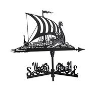 Girouette en Acier Inoxydable pour Voilier, Indicateur De Direction, Scène Rétro, Girouette De Jardin, Outils De Mesure, Résistant À La Corrosion Et Durable