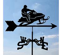Girouette en acier inoxydable pour voiture, lapin, pâturage, léopard, yacht, vache, silhouettes, girouette, durable, rétro, scène de ferme, piquet de jardin, indicateur de direction du vent, outils de