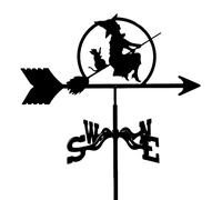 Girouette en Fer avec Silhouette d'animal, Outil d'indicateur de Direction du Vent, Montage sur Le Toit, scène de Ferme en Plein air, Piquet de, Outil de Mesure