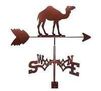 Girouette en fonte métallique pour toit avec indicateur de direction du vent - Pour extérieur - Outil de mesure professionnel