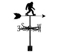 Girouette en Forme d'animaux avec Support de Toit, Direction du Vent, décoration créative for la Maison, Cadeau for l'extérieur, Ferme, Jardin, Gazebo(Sasquatch)