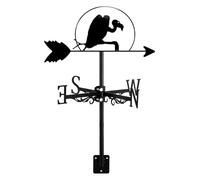 Girouette en Forme d'animaux avec Support de Toit, Direction du Vent, décoration créative for la Maison, Cadeau for l'extérieur, Ferme, Jardin, Gazebo(Vulture)