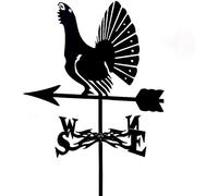 Girouette en métal avec indicateur de Direction du Vent pour Cour avec Ornement Animal, girouette, girouette extérieure sur Le Toit, décoration de, C