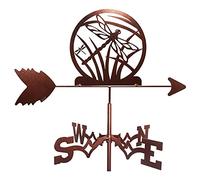 Girouette en métal avec ornement animal, indicateur de direction du vent, outil de mesure professionnel pour jardin, extérieur, cour, facile à utiliser