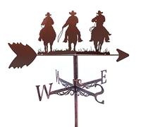 Girouette en métal avec revêtement, girouette de Direction du Vent pour Toit, girouette créative, kit indicateur de Direction du Vent pour Jardins ext