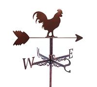 Girouette en métal dans Le Toit en Forme de Coq rétro, indicateur de Direction du Vent, hangars extérieurs, décoration de granges de Toit de Cour en Fer