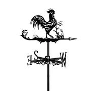 Girouette en métal en Forme d'animal, en Forme de Coq, pour décoration de Jardin, de Ferme, de Toit, de Cour, de Ferme, décorative, avec Coq