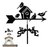 Girouette en métal en Forme d'animal, girouette en métal pour Le Jardin, décoration de Toit, Outil de Mesure du Vent pour Jardin,
