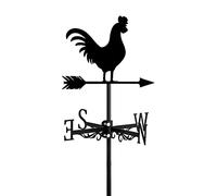 Girouette en métal en Forme d'animal, Motif Coq, pour Toit extérieur, Jardin, Ferme, décoration avec Coq (Poulets)