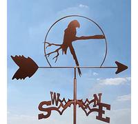 Girouette en métal pour montage de toit, girouette créative avec indicateur de direction du vent, pour jardin, ferme, cour, jardin, facile à utiliser et à installer