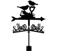 Girouette familiale,décorative,kit d'indicateurs de Direction du Vent pour Jardin extérieur,pelouse,Support en métal,Cour,météo