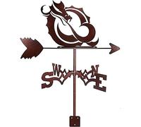 Girouette familiale décorative, kit d'indicateurs de Direction du Vent pour Jardin extérieur, pelouse, Support métallique, Cour