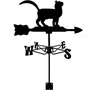 Girouette familiale exquise, rétro de Ferme, indicateur Direction du Vent, Ornement d'extérieur, décoration Jardin - Chat