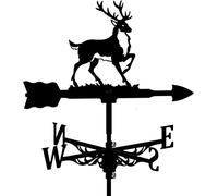 Girouette familiale exquise, rétro de Ferme, indicateur Direction du Vent, Ornement d'extérieur, décoration Jardin - Cerf