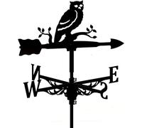 Girouette familiale exquise, rétro de Ferme, indicateur Direction du Vent, Ornement d'extérieur, décoration Jardin - Hibou