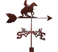 Girouette, girouette Animal, girouette décoration, Kit d'indicateurs Direction du Vent Support métallique pelouse Jardin extérieur