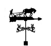 Girouette girouette avec flèche girouette en Acier Inoxydable Outils de Mesure indicateur de Direction Piquet de décor Artistique avec revêtement antirouille