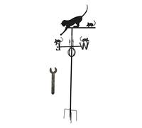 Girouette, girouette de Direction du Vent, Souris de Chat exquise résistante à l'usure Attrayante Polyvalente pour la décoration de Jardin