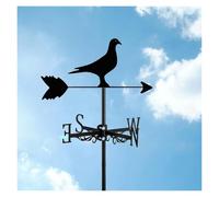 girouette, Girouette en Acier Inoxydable, décoration créative Forme de Pigeon, Durable, for l'extérieur, Ferme, Jardin, Patio, Cour, Toit, Ornement, girouettes