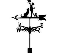 girouette, Indicateur de Direction du Vent Durable, for décoration Jardin, Patio, girouette créative, Outil Mesure for la Maison(E)