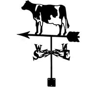 Girouette - Indicateur de direction - Vaches - Outils de mesure rétro - Auvent monté sur toit pour abris de jardin, cour, granges, décoration
