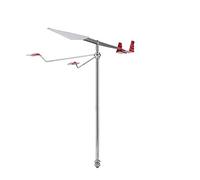 Girouette Marine, Indicateurs de Direction du Vent, Indicateur de Vent de Bateau en Acier Inoxydable 304 avec Support Fixe pour la Navigation de Bateau de Yacht