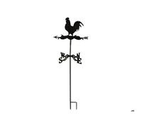 Girouette météo en métal - Esschert Design - Coq - Marron - Capteur de direction météorologique