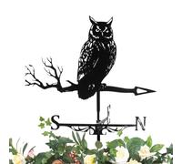 Girouette météo - Indicateur de direction décoratif pour extérieur avec montage sur toit en cuivre | Jardin, patio, patio, ferme, décoration sur le toit | Utilisation du design