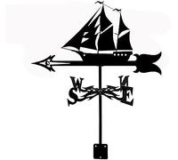 Girouette Outils De Mesure Indicateur De Direction Girouette Girouette Art Décor en Acier Inoxydable pour Patio Cour Ornement Décoration,E